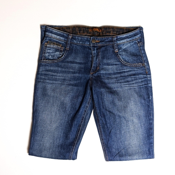 Joe's WILD Chelsea Jeans with Leopard Print Detail - Picture 1 of 8